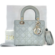 Dior Small Grey Lady Dior Bag - Jiaxyk
